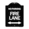 Signmission Colorado Fire Lane W/ Bidirectional Arrow Heavy-Gauge Aluminum Sign, 24" x 18", BW-1824-24255 A-DES-BW-1824-24255 - alternate 1